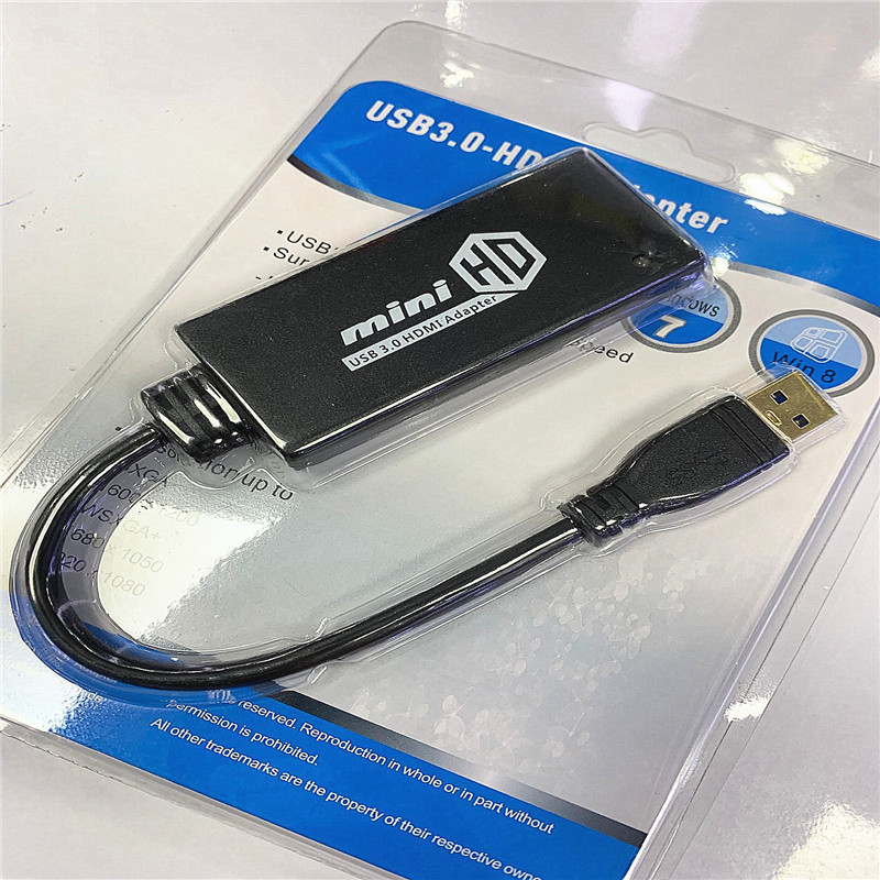 USB3.0 TO HDMI Converter mini adapte Computer adapter Video USB adapter HDMI Output