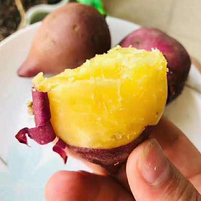 海南澄迈桥头富硒地瓜红薯3斤5斤中大果黄心板栗薯小香薯一件代发