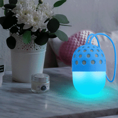 新款藍牙音箱創意螢火蟲七彩變色戶外便攜可充電小夜燈藍牙小音箱