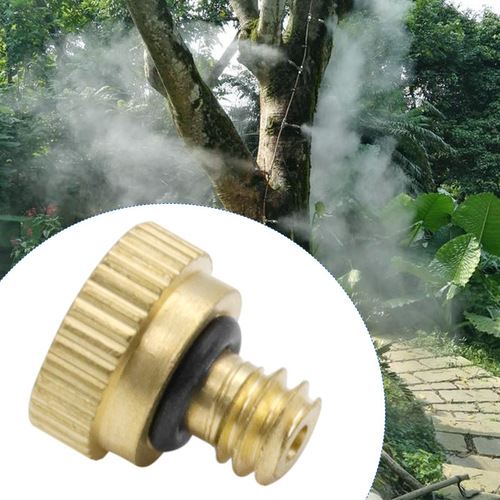 3/16 low pressure fine atomizing nozzle, cooling and humidifying brass nozzle, accessories wholesale garden spray head