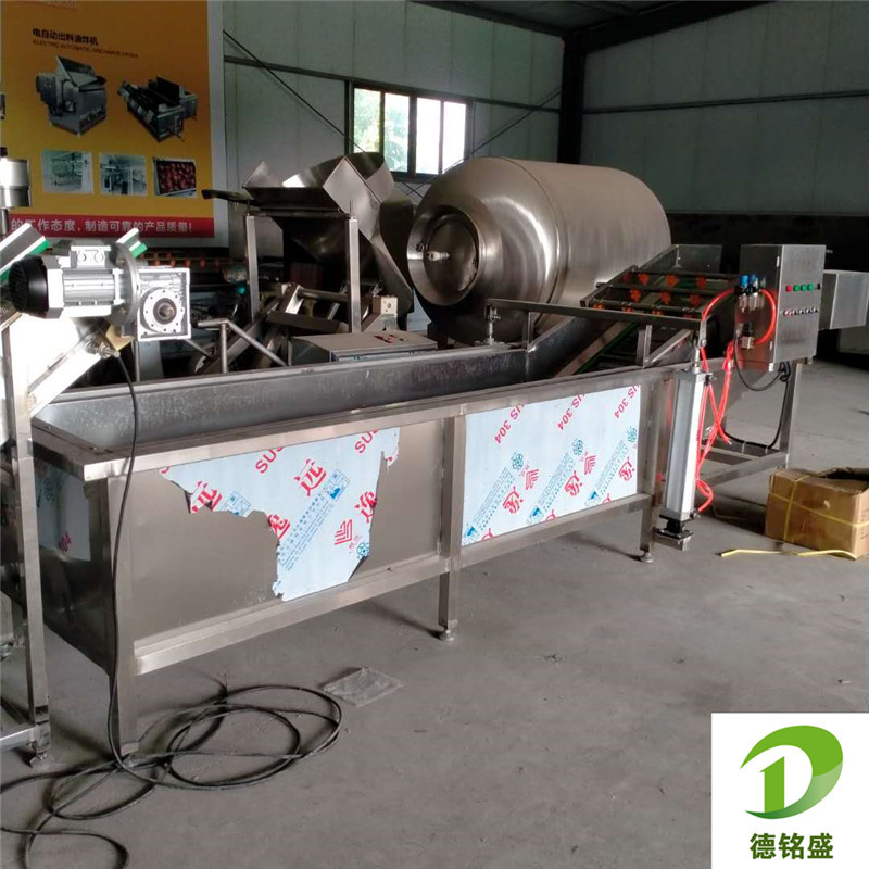 气浪翻滚式荔枝清洗机 橙子气泡清洗风干线 全自动果蔬清洗机