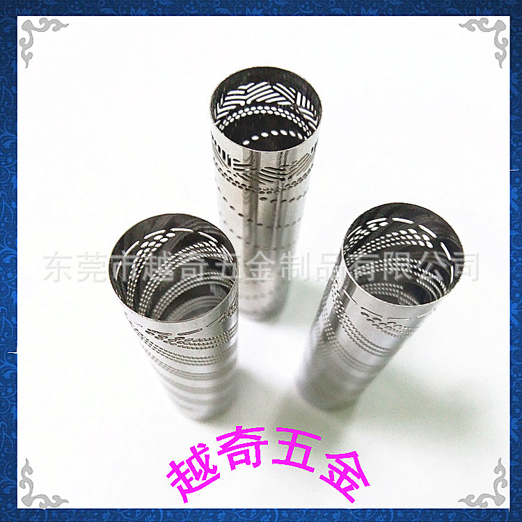 3D蚀刻圆管立体蚀刻圆管圆柱腐蚀过滤网咪管材料加工