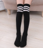 Velvet swan, children's high boots, football white knee socks suitable for men and women for elementary school students, mid-length