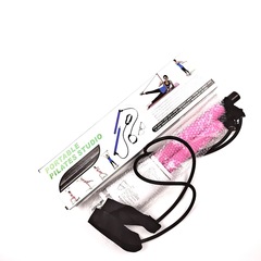 Multi-functional Pilates bar fitness bar yoga rod resistance band chest expander arm bar glute lifter stretching resistance bar