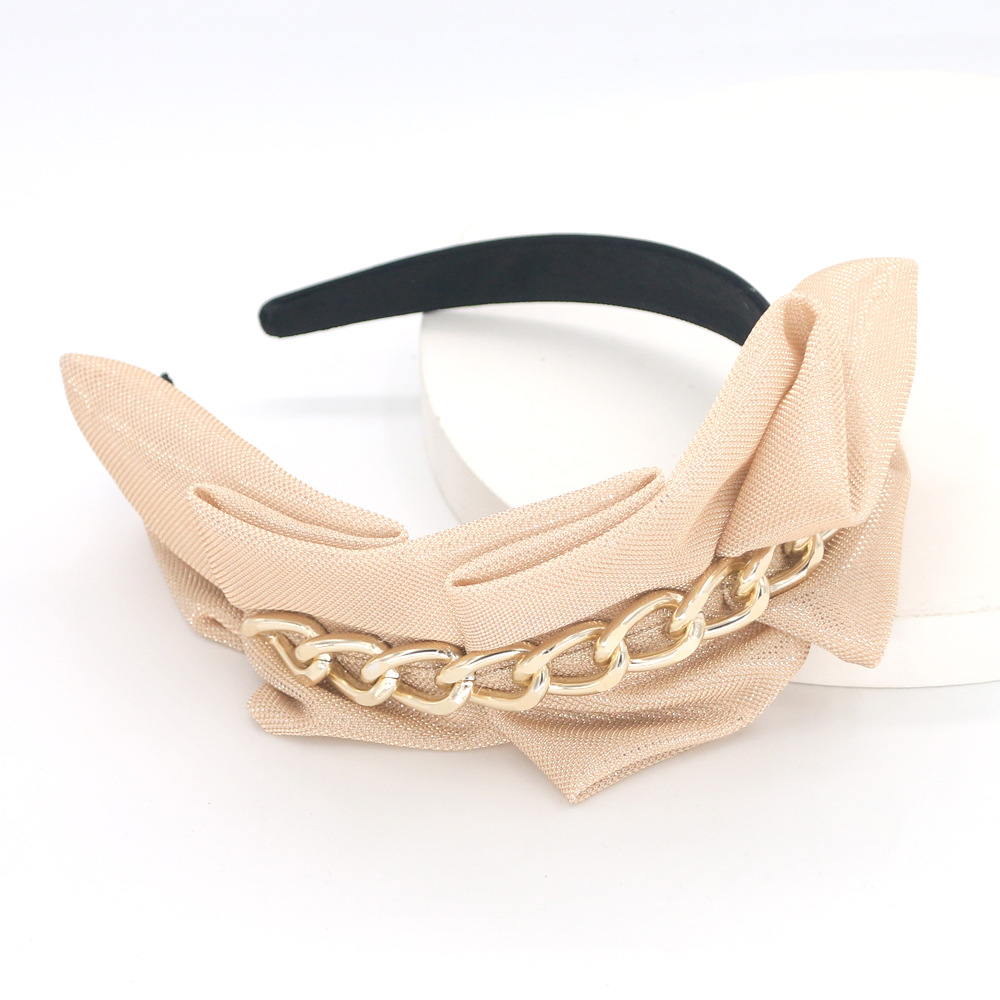 Punk Chain Wide-sided Headband display picture 5