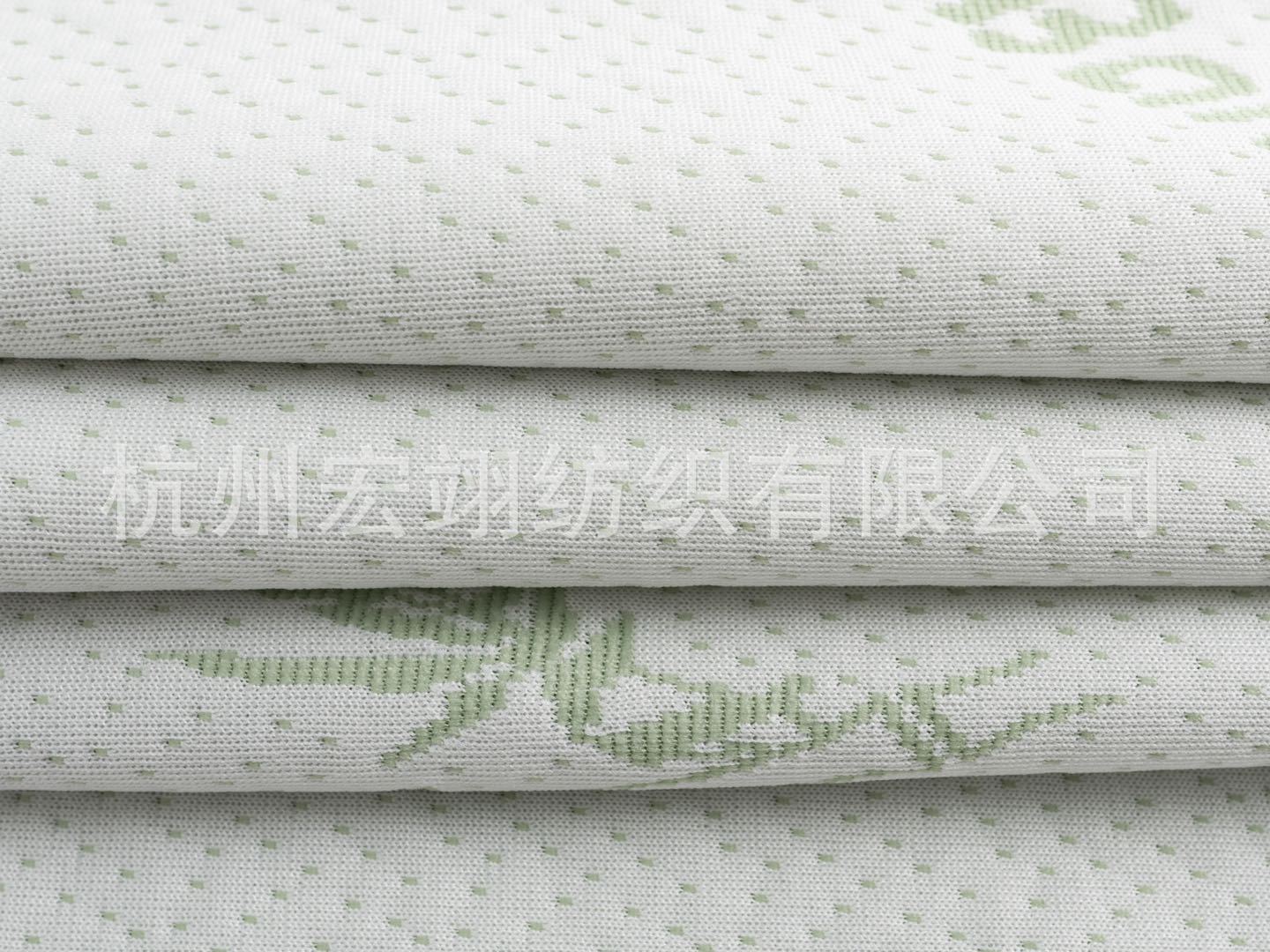 产地货源竹纤维面料家纺针织床垫布提花空气层面料厂家可定