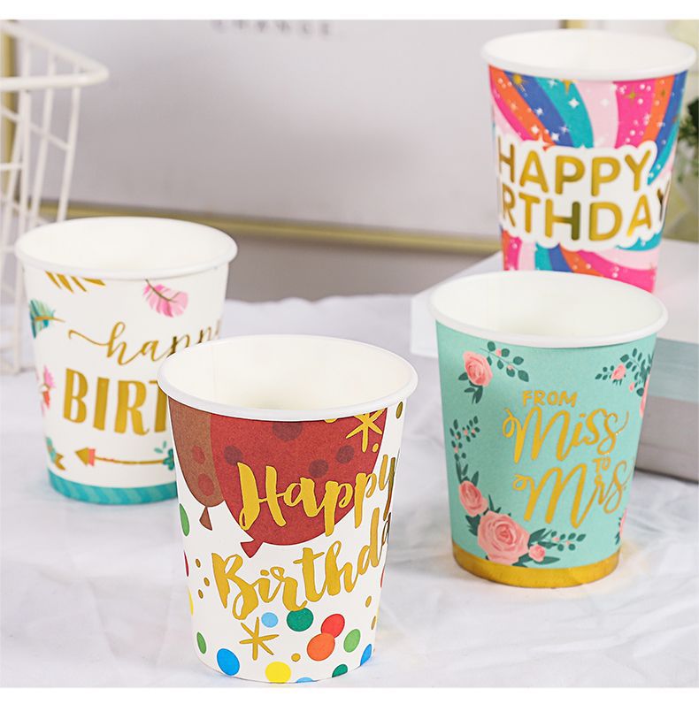 Cute Letter Star Paper Tableware display picture 2