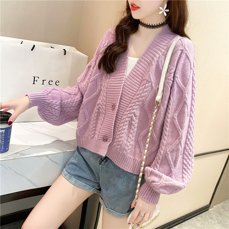 women s solid color loose knitted cardigan nihaostyles clothing wholesale NSBY76912