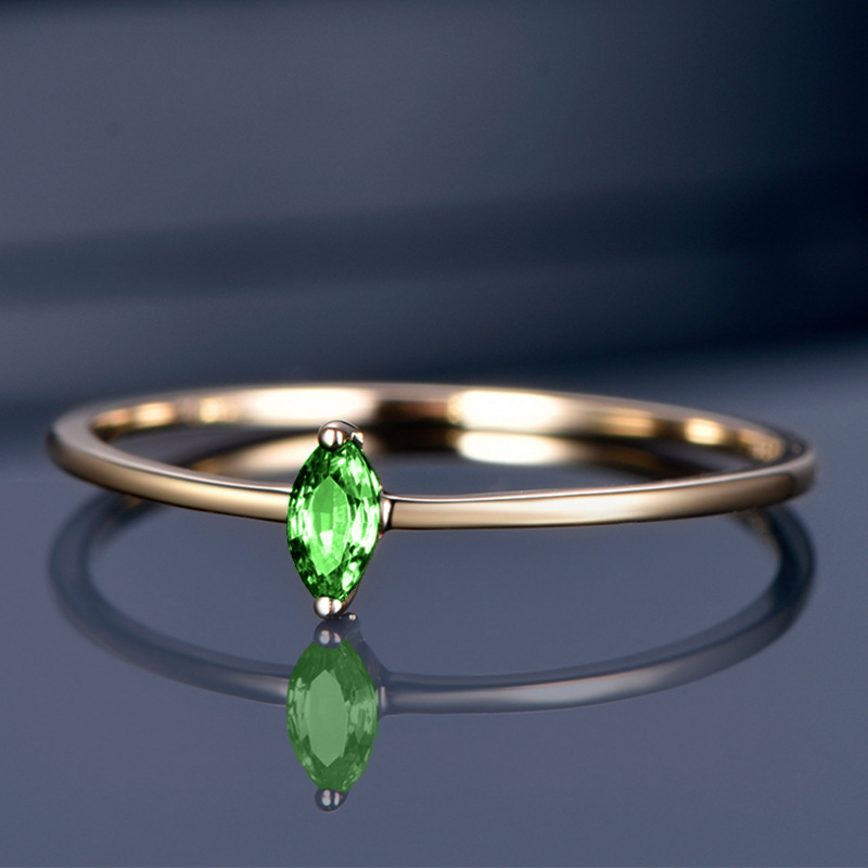 Fashion Round Water Droplets Copper Plating Artificial Rhinestones Open Ring 1 Piece