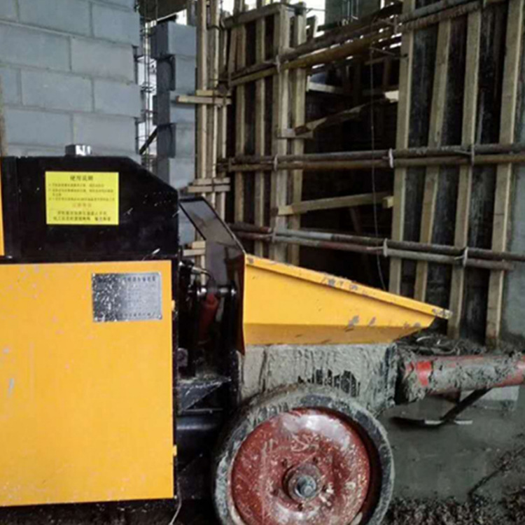 细石混凝土砂浆浇筑泵15kw卧式二次构造泵农村房建细石砂浆上料机