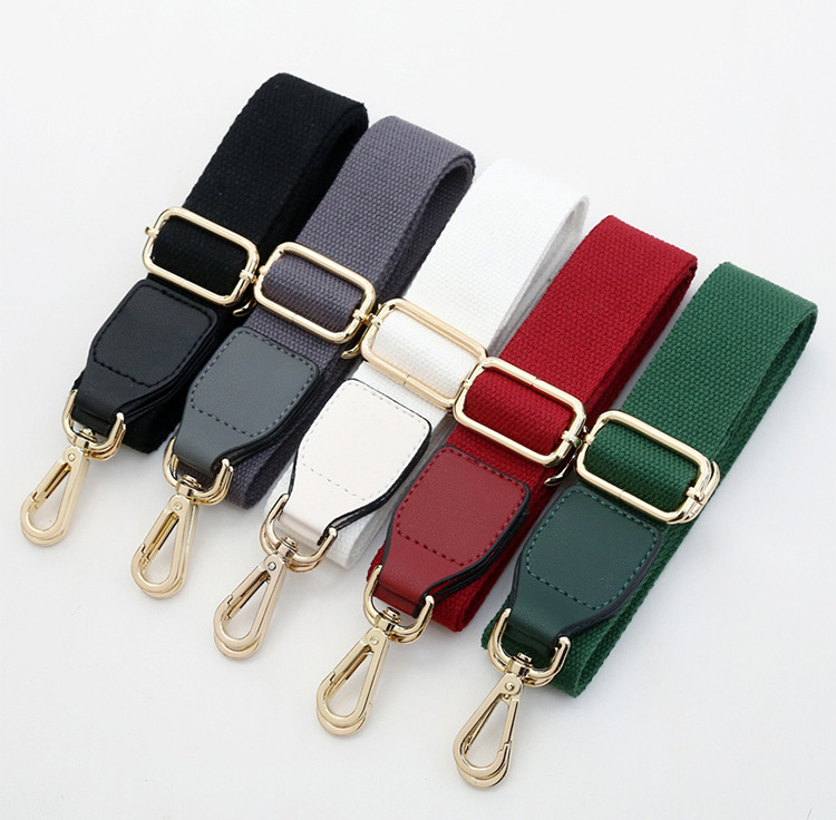 1 Piece Cotton And Linen Solid Color Bag Strap display picture 1