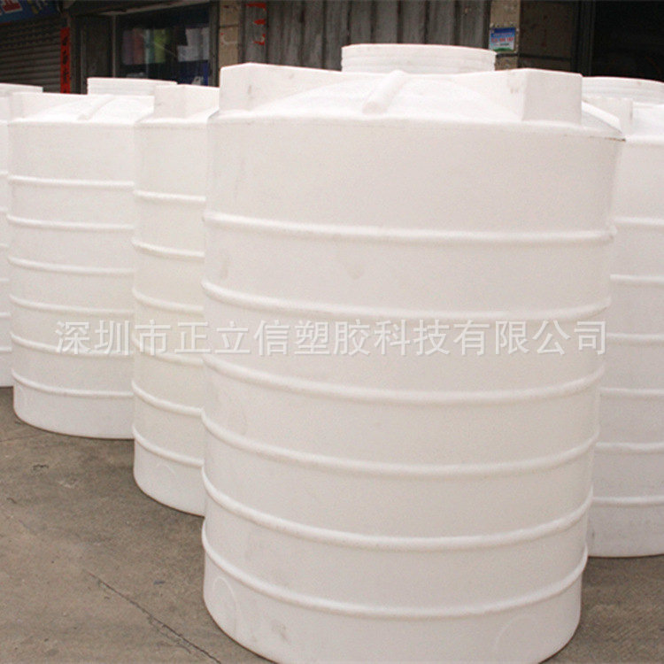 厂家3T圆形塑料桶 立式圆柱形化工桶 300L耐酸碱水塔