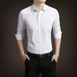 2020年四季款男士长袖多色衬衣韩版休闲时尚百搭男装衬衫青年痞帅