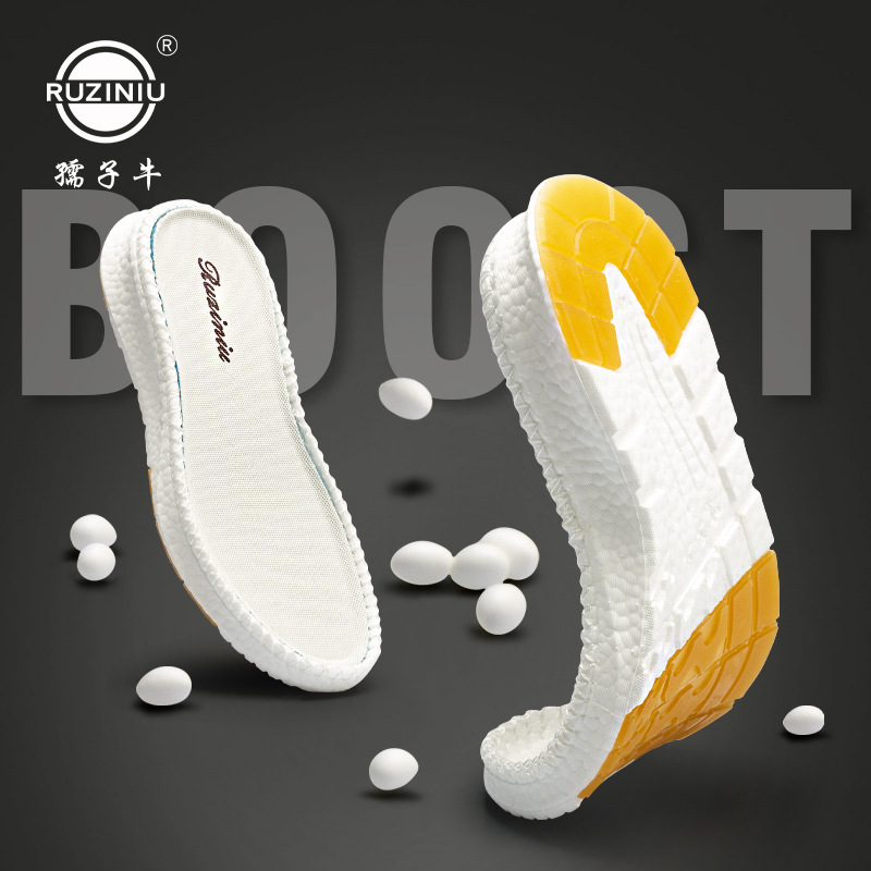 孺子牛新款 防滑耐磨手工钩鞋底男款爆米花松糕鞋运动鞋底