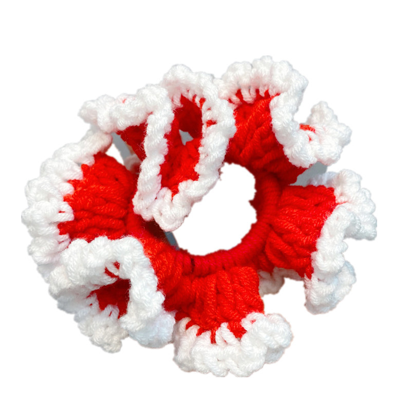 New Woolen Knitted Large Intestine Hair Scrunchies display picture 2