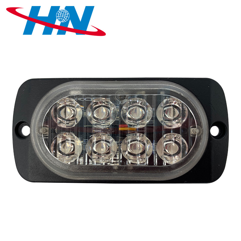 Coche camión remolque luz lateral intermitente luz de advertencia 12V 8LED