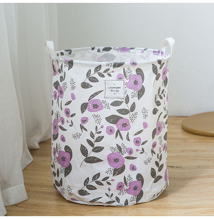 Simple Color Glower Printing Storage Bucket Wholesale Nihaojewelry display picture 7