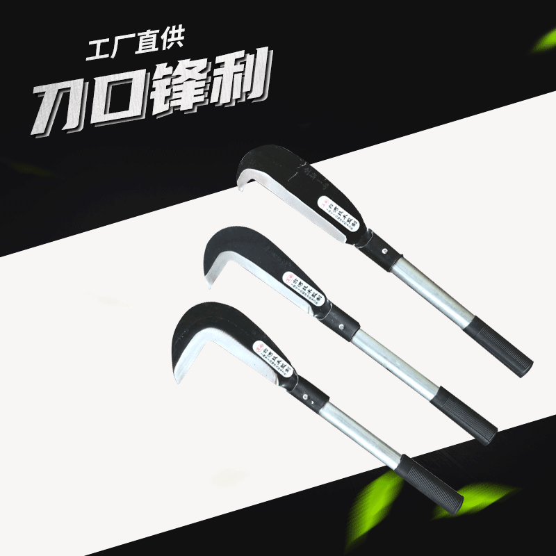 厂家供应锰钢钢柄柴刀农用钩刀户外开路刀 竹刀 野营免磨砍刀