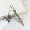 "Ancient Wind Book Sign" Classical Chinese style ancient style birthday small gift girl literary and creative metal feather book visa