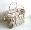 Woven handheld basket, purse, beach bag