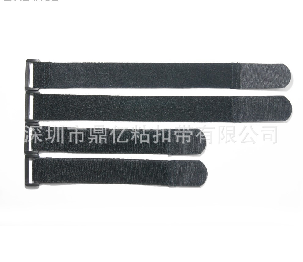 彩色带扣魔术贴扎带 尼龙电压绑线带 工厂定制线材整理收纳带绑带|ru