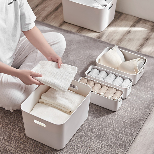 Factory direct storage box, cosmetics and jewelry storage box, student dormitory clothing plastic, desktop storage box