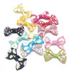 Sun flower Threaded Mini bow Clothing accessories decorate Bows DIY Hair accessories small bow tie