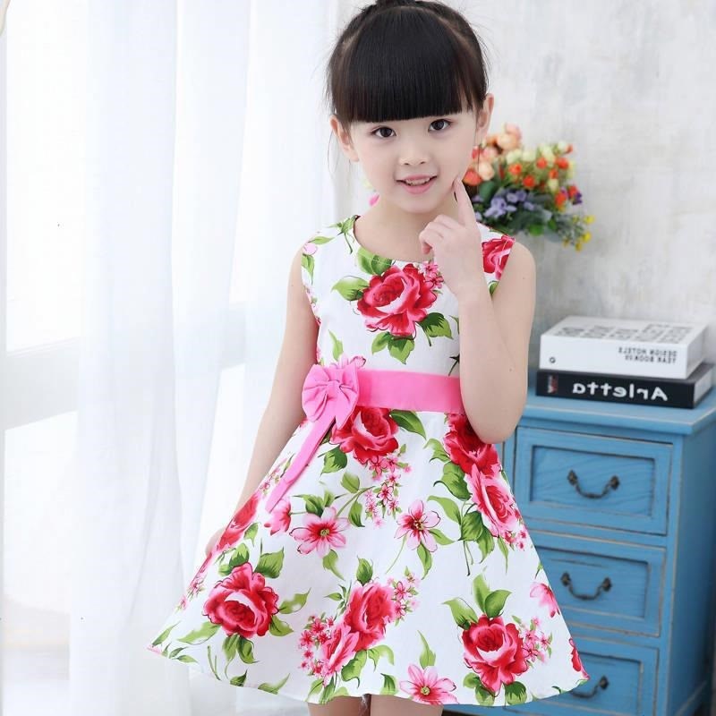 童装女童棉布连衣裙夏装新款中小童裙子韩版连衣裙