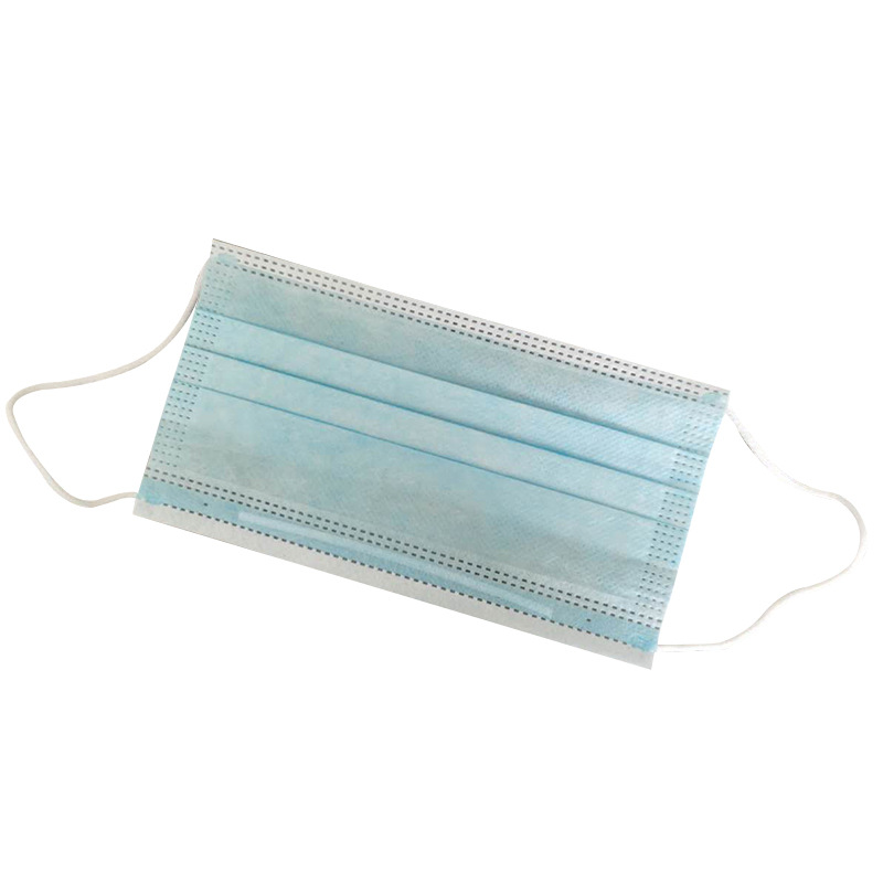 一次性口罩含熔喷布无纺布三层过滤防护口罩防灰尘民用口罩50个装