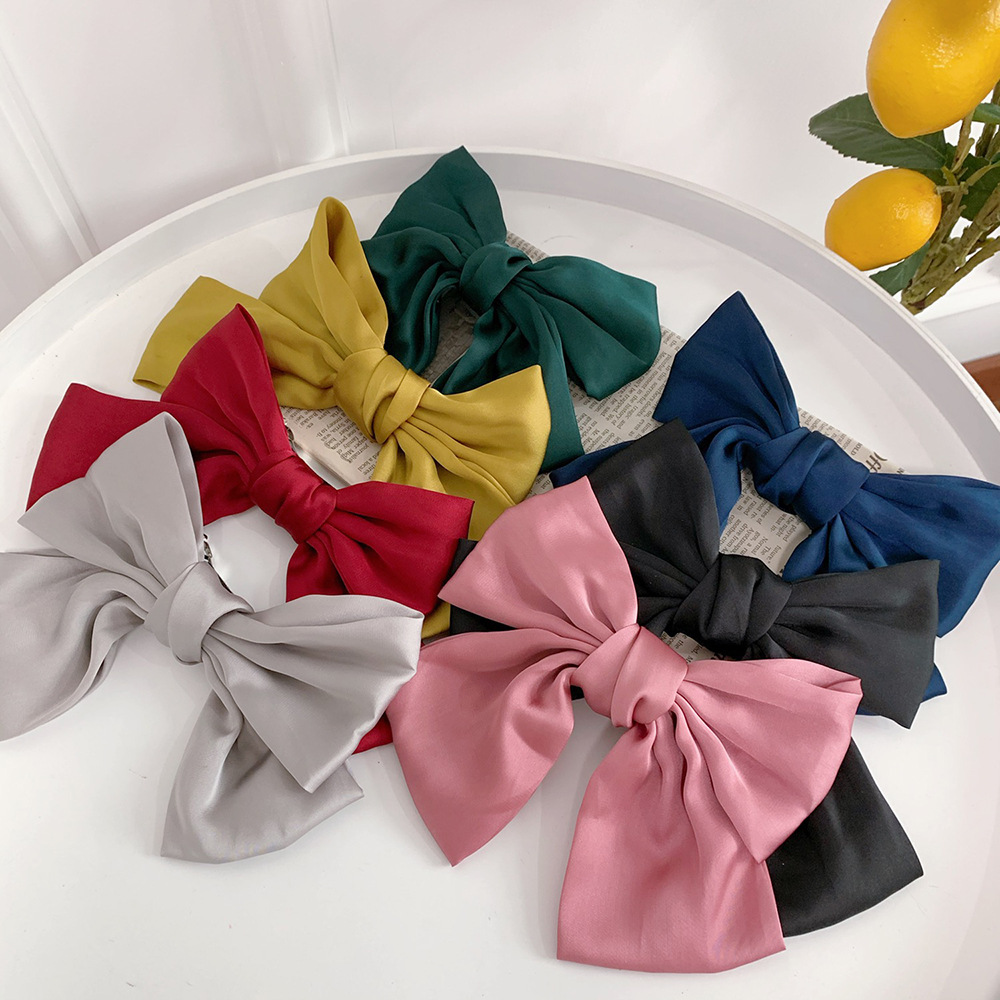 Princess Bow Knot Cloth Hair Clip display picture 5