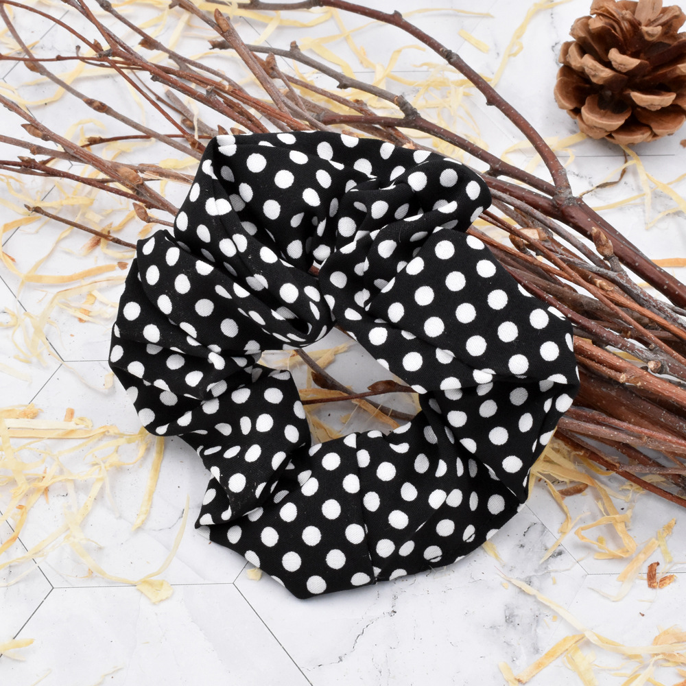 New Classic Wave Point Hair Rubber Band Wave Point Hair Ring Wholesale Nihaojewelry display picture 11