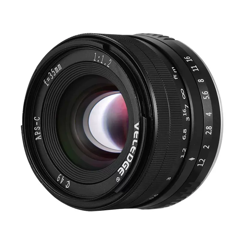 35MM F1.2手动定焦镜头适用富士微单相机X-T X-PRO X-E系人像风景