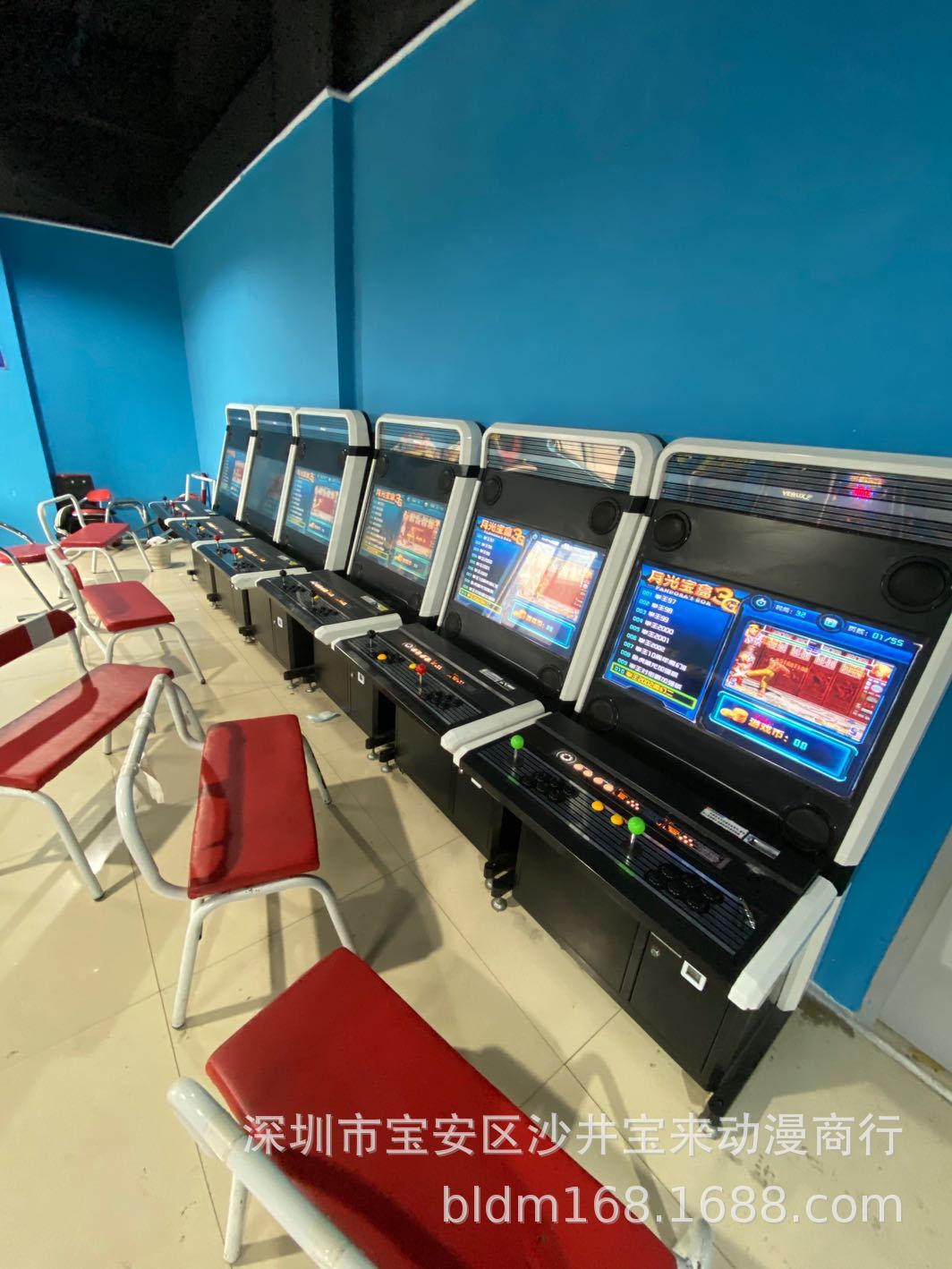 二手斜边格斗机月光宝盒游艺机电玩城动漫街机电玩游艺设备出租