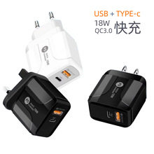 羳 QC3.0 3A 18W Type-CPD USB+Type-C 21^