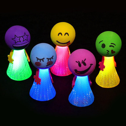 Large Bouncing Sprite Eva Spring Man Jumping Little Person Tumbling Man Children's Gift Doll Toy Wholesale