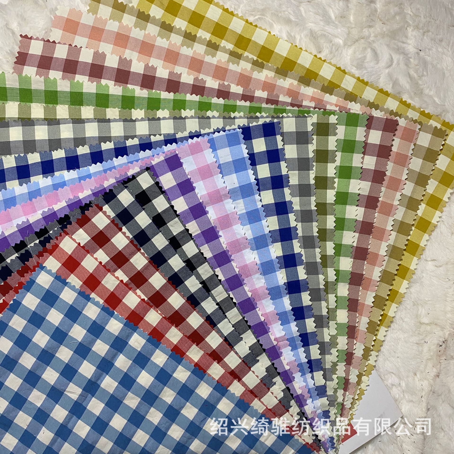 色织天丝格子布 男女装童装面料 厂家直销