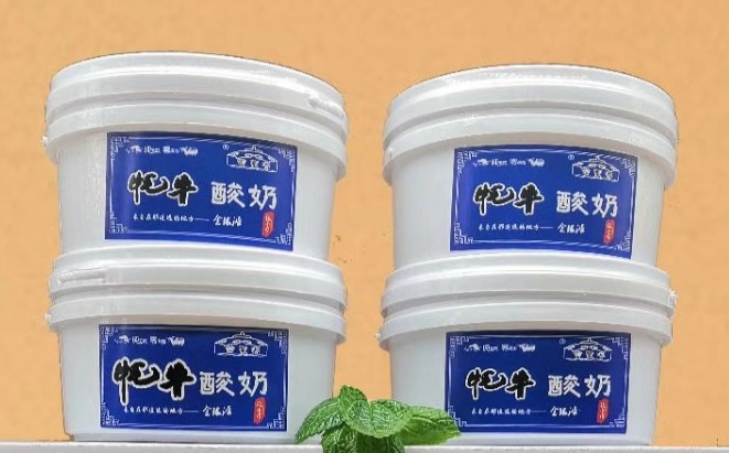 网红1斤牦牛酸奶盒，500克水果捞密封盒，加厚加硬慕斯蛋糕密封盒