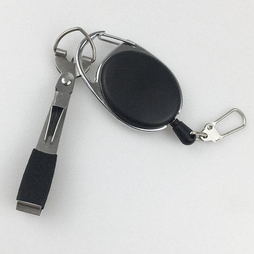 Sub-line clip multi-function guide pin line cutter fish line clip four-in-one sub-line cutter knotting and tying line unwinding hook grinder wholesale