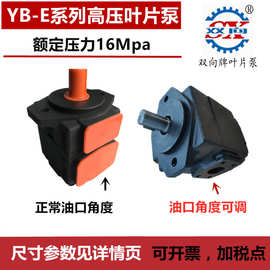 叶片泵YBE-32 YBE-40 YBE-50 YBE-63高压低噪音叶片泵 液压油泵