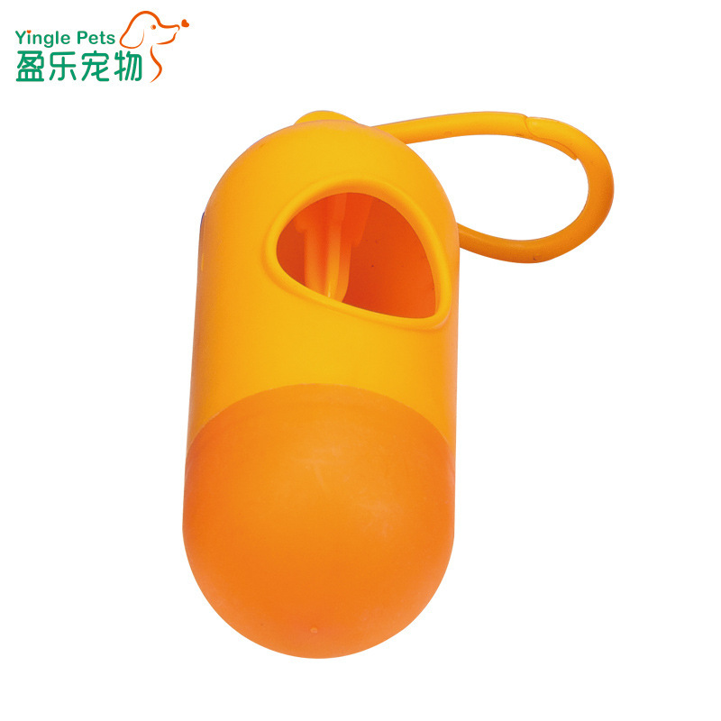 Bolsa de basura para mascotas en forma de bala caja de basura para mascotas bolsa de perro bolsa de aseo organizador bolsa de basura