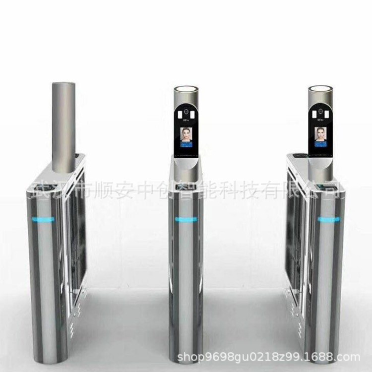 武汉游乐园防撞摆闸冰雪王国二维码检票闸机消费系统人行通道闸