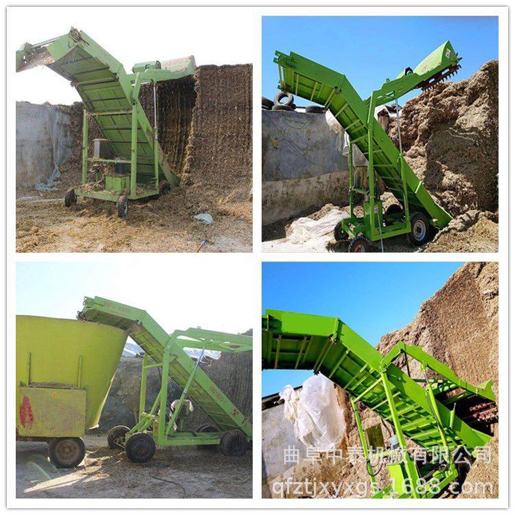 石家庄青贮取料机 液压升降高空扒草机