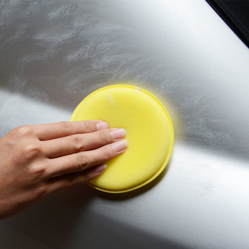 Car Polishing and Waxing Sponge Cleaning Car Washing Sponge Round Pressed Edge Sponge Block 12 Pack