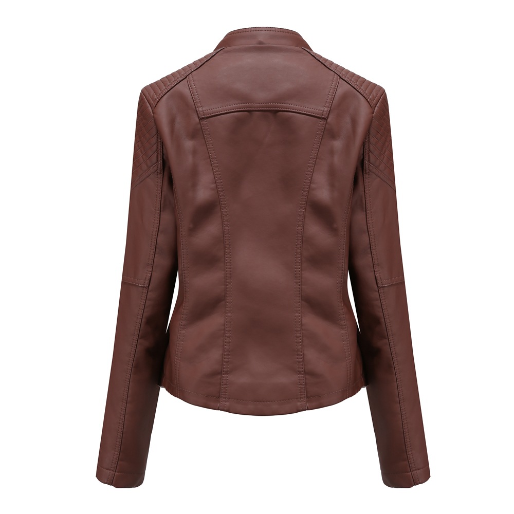 Veste en cuir femme en PU - Ref 3447372 Image 4