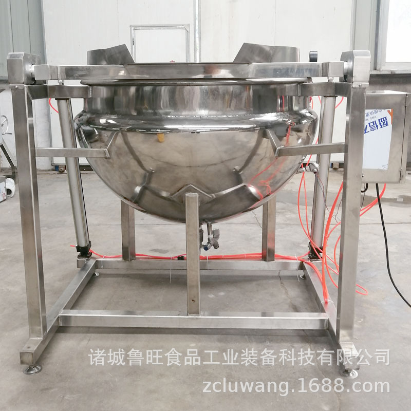 蒸汽加热漂烫锅 自动气压翻筐出料杀青锅 蔬菜深加工漂烫设备