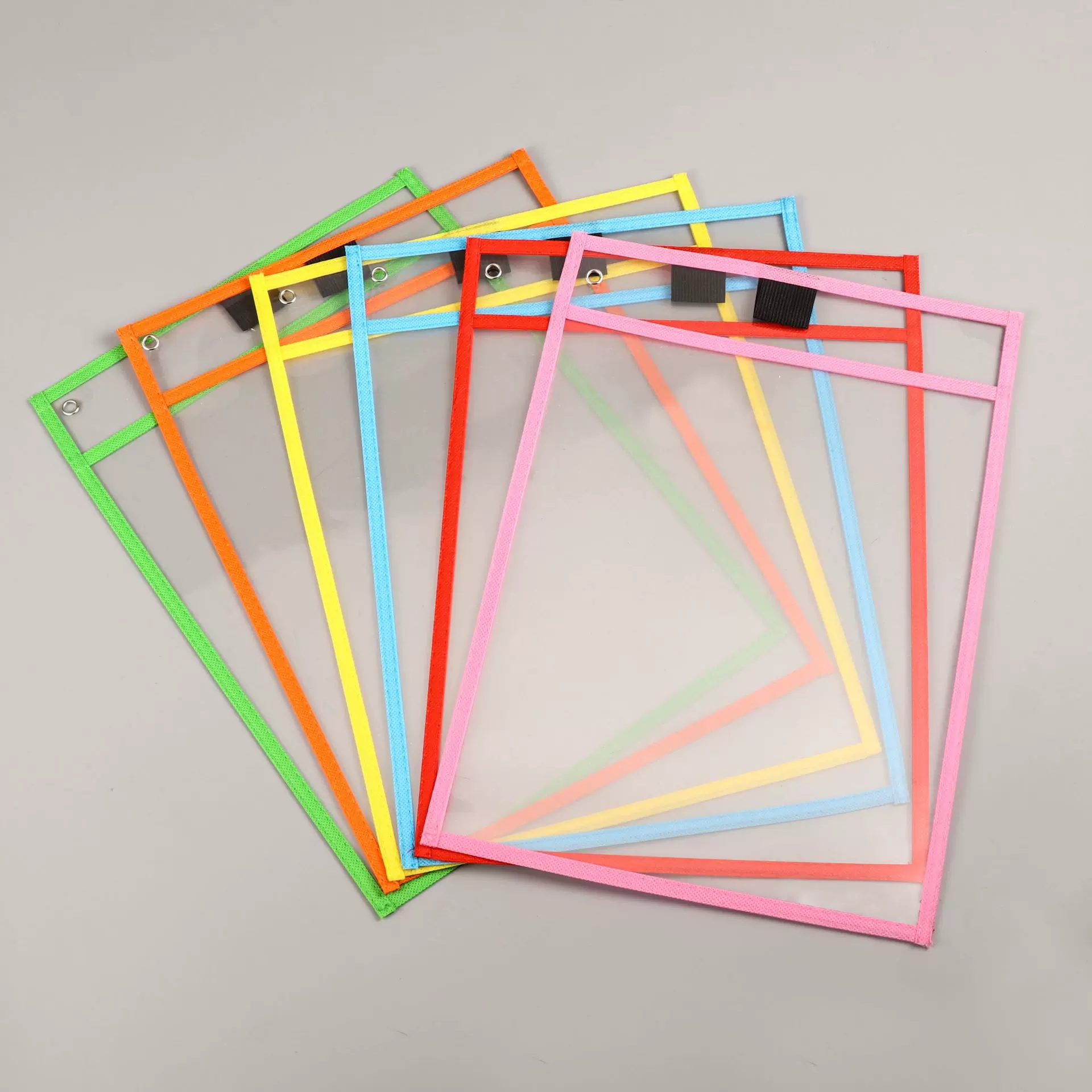 现货干擦袋批发可重复擦写早教幼儿园儿童作业辅导A4干擦透明文件