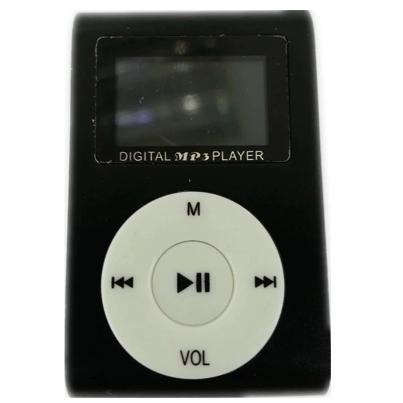 Карманный MP3 плеер, металлический корпус, компактный 45×29×12 мм, время работы от батареи 4 ч