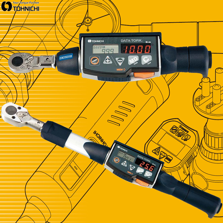 日本东日TOHNICHI数显扭力扳手 CEM200N3X19D-G/CEM360N3X22D-G