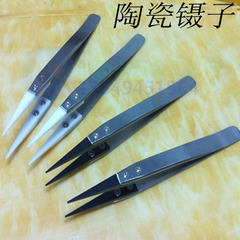 Ceramic forceps, ceramic high-temperature acid and alkali resistant stainless steel forceps