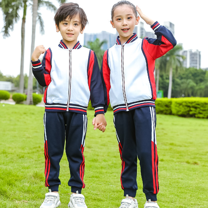Kindergarten ropa de jardín ropa de clase ropa de primavera y otoño 2024 nuevo estudiante de secundaria traje de uniforme escolar ropa de rendimiento traje de dos piezas